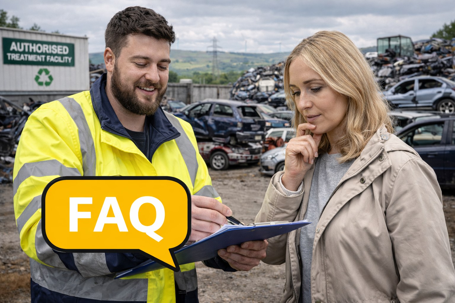 Scrap car FAQs and advice in Irlam